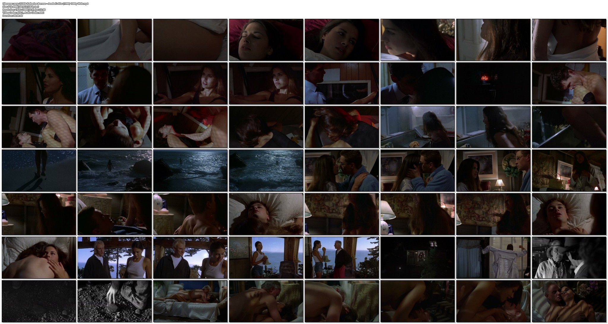Katherine Barrese nude bush topless and hot sex Jezebels Kiss 1990 1080p Web 19