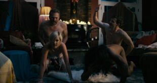 Jewel Staite nude butt Katharine Isabelle and others nude too How to Plan an Orgy in a Small Town 2015 1080p BluRay 25