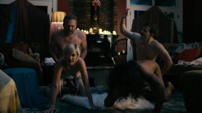 Jewel Staite nude butt Katharine Isabelle and others nude too How to Plan an Orgy in a Small Town 2015 1080p BluRay 25