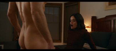 Lucy Hale sexy and some mild sex The Hating Game 2021 1080p WEB 10