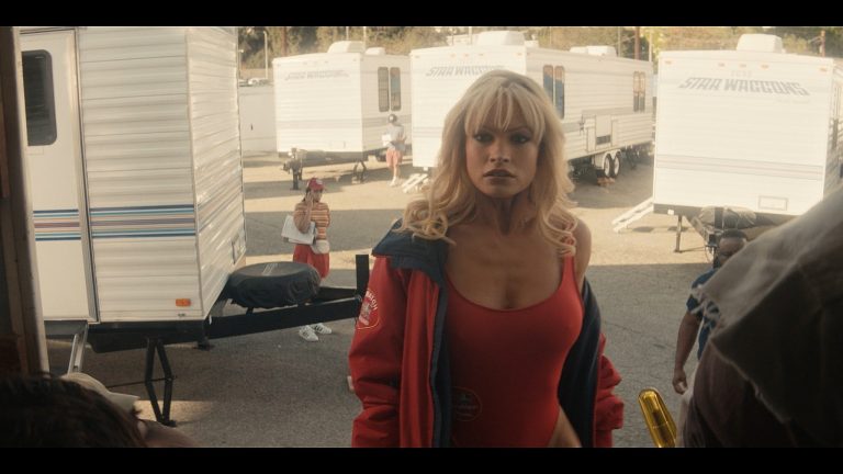 Lily James hot and sexy – Pam and Tommy (2022) s1e4 1080p Web