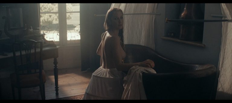 Kelly Reilly nude topless Roxane Duran nude butt in The Cursed (2021) 1080p Web