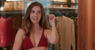 Alison Brie hot and sexy Aubrey Plaza Tricia Helfer and others sexy Spin Me Round 2022 1080p Web 17