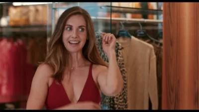 Alison Brie hot and sexy, Aubrey Plaza, Tricia Helfer, and others  sexy - Spin Me Round (2022) 1080p Web