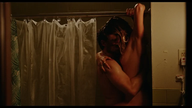 Abbey Lee is nude and has hot sex in the shower in TV Show Florida Man (2023) s1e4-5 1080p Web