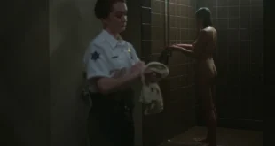 Elizabeth Olsen naked in thhe shower in Love Death 2023 s1e6 1080p Web 09