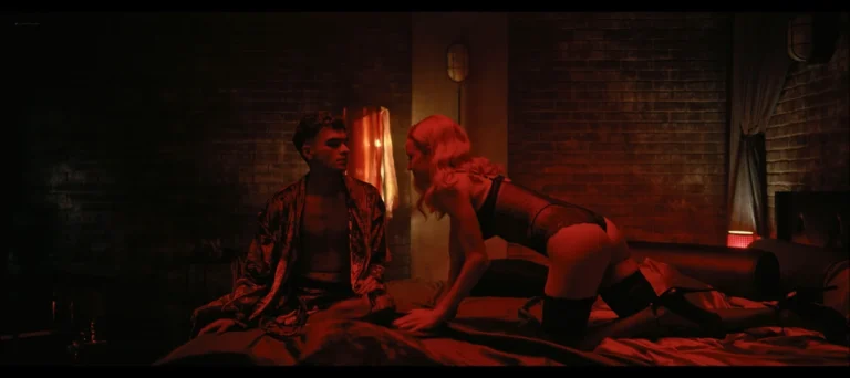 Carla Gugino hot sexy scenes in TV Show The Fall of the House of Usher (2023) S1