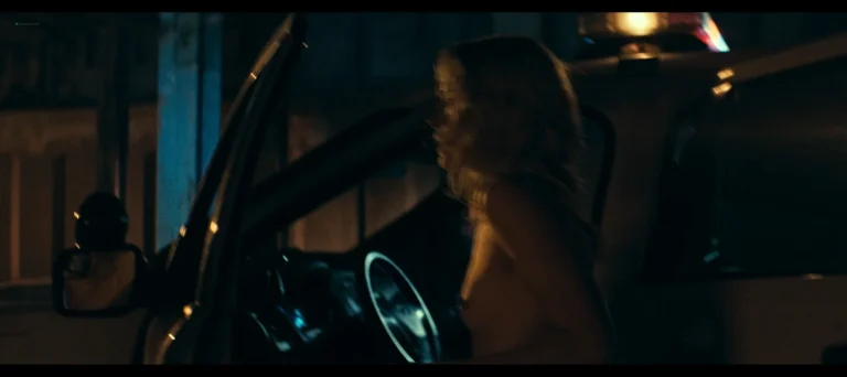 Willa Fitzgerald nude side boob scenes in Desperation Road (2023)