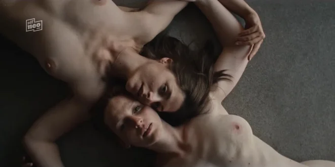 Katharina Nesytowa nude lesbian sex with Eva Maria Jost nude too in WIR DE 2021 S1 1080p 18
