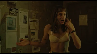 Emma Corrin hot and sexy in A Murder at the End of the World 2023 s1e5 6 1080p Web 09