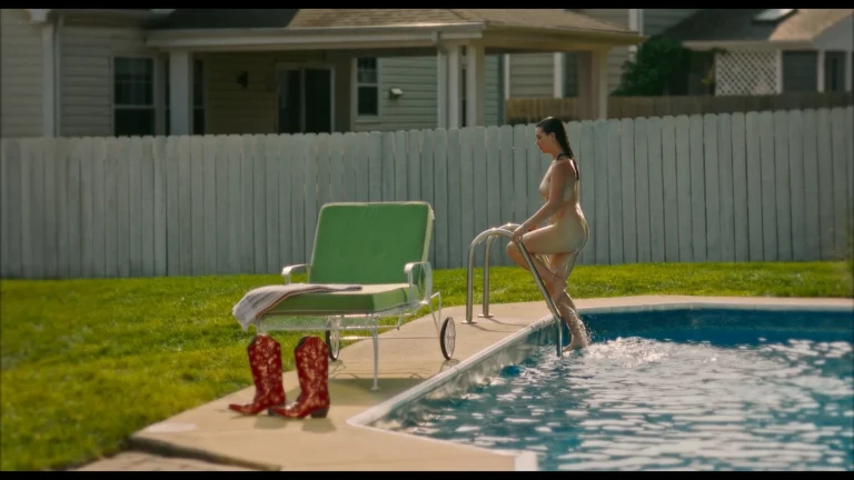 Margaret Qualley nude scenes in Drive-Away Dolls (2024)