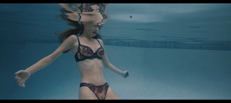 Gabrielle Haugh hot sexy scenes in The Girl in the Pool (2024)