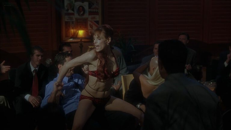 Famke Janssen hot sexy scenes in Made (2001)