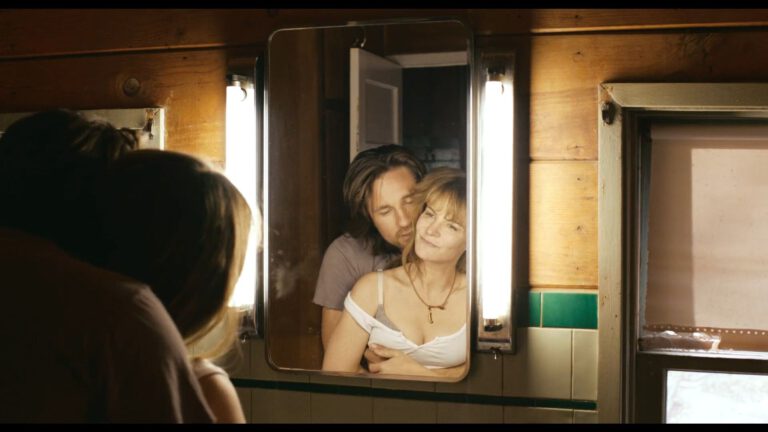 Jennifer Jason Leigh sexy scenes in The Moment (2013)