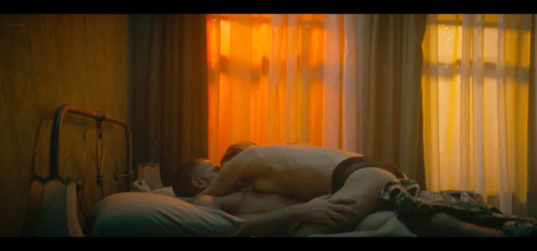 Charlotte Vega nude scenes in Man with No Past (2025) 1080p Web