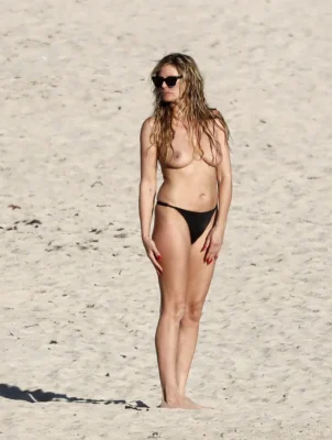 Heidi Klum Is Stunning in a Thong at St. Barts in Topless Perfection heidi klum is stunning in a thong at st. barts in topless perfection 37