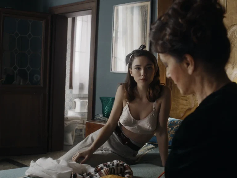 Matilda De Angelis hot sexy scenes in Across The River And Into The Trees (2023) 1080P Web