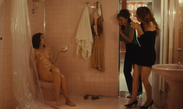 Valeria Golino nude scenes Matilda De Angelis and Elodie nude in the shower in Fuori (IT-2025) 1080p Web