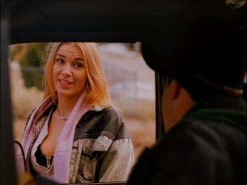 Alina Thompson nude topless and sex in the car - Dead Cold (1996) (5)